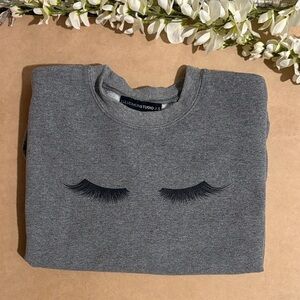 Lulusimonstudio Eyelash Pullover Sweater